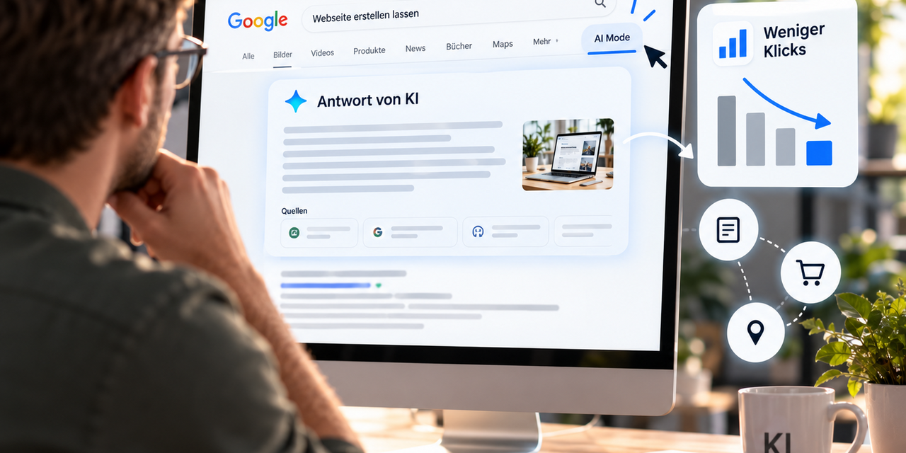 Google AI Mode: Weniger Klicks, und was KMU jetzt tun können