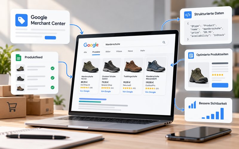 Onlineshop bei Google sichtbar machen: die Anleitung