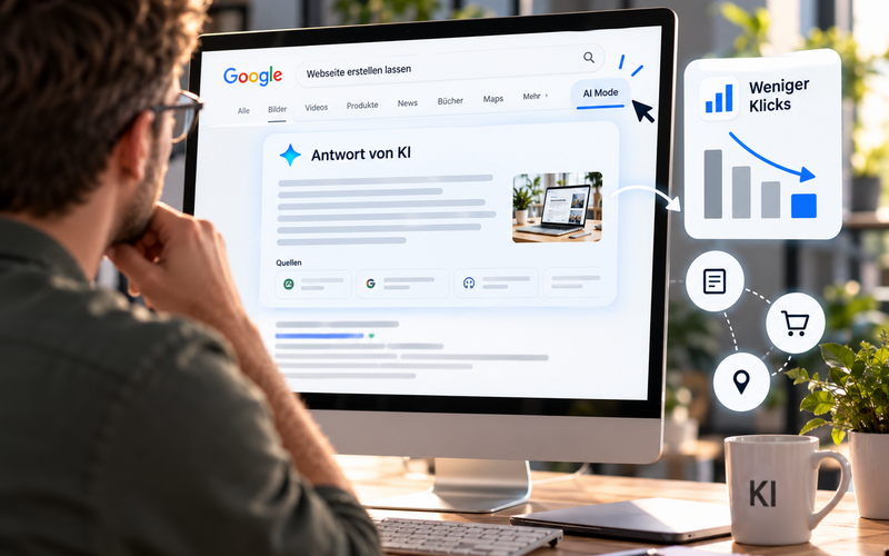 Google AI Mode: Weniger Klicks, und was KMU jetzt tun können